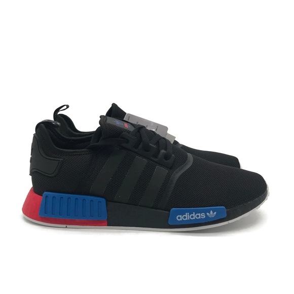 nmd r1 black red blue